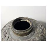 Ornate Spelter Oil Lantern Base