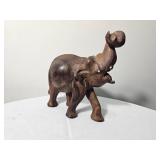 Hand Carved Elephant Figure