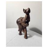 Hand Carved Elephant Figure