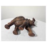 Hand Carved Elephant Figure