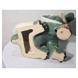 Green Foo Dog Ceramic Guardian Statue