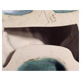 Green Foo Dog Ceramic Guardian Statue