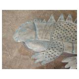 Iguana Tin Folk Art Light Fixtures Needs Wiring