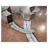 Iguana Tin Folk Art Light Fixtures Needs Wiring