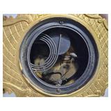 Ansonia Louis XV Style Spelter Mantel Clock