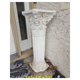 Neoclassical Plaster Column Pedestal