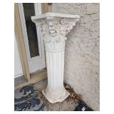 Neoclassical Plaster Column Pedestal