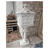 Antique Cast Iron Mailbox