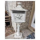 Antique Cast Iron Mailbox