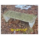 Classical Concrete Garden Bench
