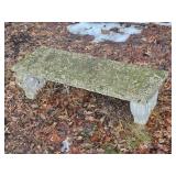 Classical Concrete Garden Bench