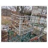 Industrial Metal Storage Crate Group