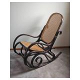 Bentwood Cane Seat Rocking Chair