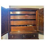 English Regency Mahogany Bedroom Hutch