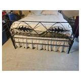 Contemporary Scrolled Steel Queen Bed Frame