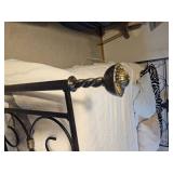 Contemporary Scrolled Steel Queen Bed Frame