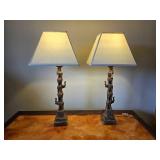 Safari Elephant Tower Table Lamp
