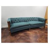 Hollywood Regency Curved Sofa