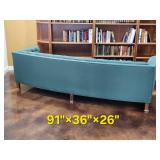 Hollywood Regency Curved Sofa