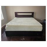 Modern King Size Trundle Storage Bed Frame