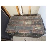 John W Throne Steamer Trunk