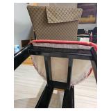 Italian Art Deco Black Lacquer High Back Dining Chair Set