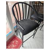 Postmodern Aluminum Frame Counter Stools