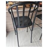 Postmodern Aluminum Frame Counter Stools