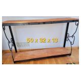 Black Iron Aquarium Stand