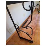 Black Iron Aquarium Stand