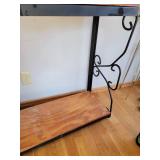 Black Iron Aquarium Stand