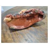 Carved Soapstone Dragon Censor Double Vase