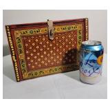 Antique Indian Hand Painted Jewelry Box
