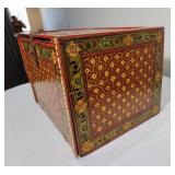 Antique Indian Hand Painted Jewelry Box