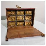 Antique Indian Hand Painted Jewelry Box