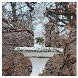 Impressive Tall Triple Bowl Concrete Garden Fountain Water Feature