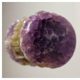 Carved Medusa Face Amethyst Specimen