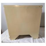 French Vanilla Painted Enamel Asian Jewelry Box