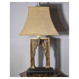 Elephant Motif Architectural Table Lamp with Decorative Arch Form by Uttermost - A