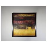 Large Contemporary Abstract Framed Oil Painting