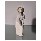 Lladro Porcelain Girl Figurine
