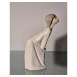 Lladro Porcelain Girl Figurine