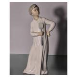 Lladro NAO Porcelain Flyswatter Boy Figurine