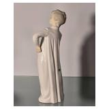 Lladro NAO Porcelain Flyswatter Boy Figurine