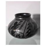 *Signed* Blackware Pottery Vase - David Ortiz