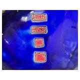 Pair of Chinese Glazed Foo Dog Guardian Statues