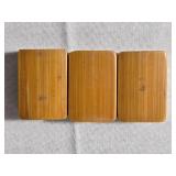 Vintage Asian Bone Mahjong Game Set in Storage Case