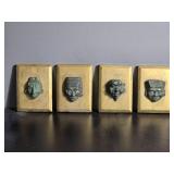 El Arte Azteca Mexican Carved Mask Wall Plaque Collection