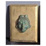 El Arte Azteca Mexican Carved Mask Wall Plaque Collection