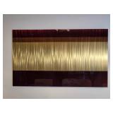 Large Contemporary Metallic Abstract Wall Panel